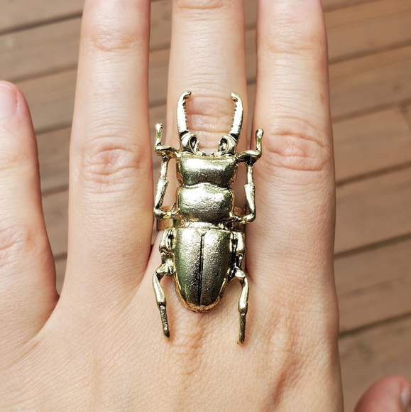 *HOST PICK NWOT *RARE* Bronze Egyptian Scarab Ring - Picture 5 of 10